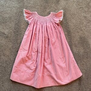 Smocked Pink Dress